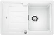 BLANCO CLASSIC NEO 45 S, SILGRANIT, white, with drain remote control, with accessories, reversible, 450 mm min. cabinet size