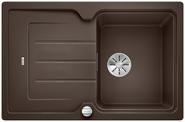 BLANCO CLASSIC NEO 45 S, SILGRANIT, coffee, with drain remote control, with accessories, reversible, 450 mm min. cabinet size