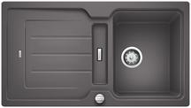 BLANCO CLASSIC NEO 5 S, SILGRANIT, rock grey, with drain remote control, with accessories, reversible, 500 mm min. cabinet size