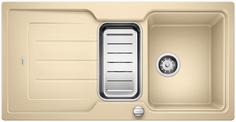 BLANCO CLASSIC NEO 6 S, SILGRANIT, champagne, with drain remote control, with accessories, reversible, 600 mm min. cabinet size
