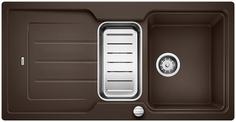 BLANCO CLASSIC NEO 6 S, SILGRANIT, coffee, with drain remote control, with accessories, reversible, 600 mm min. cabinet size