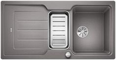 BLANCO CLASSIC NEO 6 S, SILGRANIT, alu metallic, with drain remote control, with accessories, reversible, 600 mm min. cabinet size