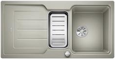 BLANCO CLASSIC NEO 6 S, SILGRANIT, pearl grey, with drain remote control, with accessories, reversible, 600 mm min. cabinet size