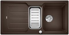 BLANCO CLASSIC NEO 6 S, SILGRANIT, coffee, with drain remote control, with accessories, reversible, 600 mm min. cabinet size