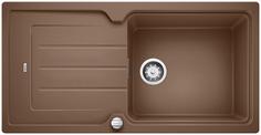 BLANCO CLASSIC NEO XL 6 S, SILGRANIT, nutmeg, with drain remote control, reversible, 600 mm min. cabinet size