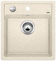 BLANCO DALAGO 45, SILGRANIT, sand, with drain remote control, w/o bowl layout, 450 mm min. cabinet size