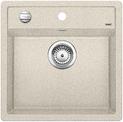 BLANCO DALAGO 5, SILGRANIT, sand, with drain remote control, w/o bowl layout, 500 mm min. cabinet size