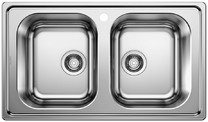 BLANCO DINAS 8, Stainless steel brushed finish, reversible, 800 mm min. cabinet size
