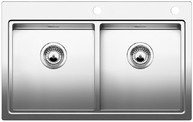 BLANCO DIVON 8-IF, Stainless steel satin polish, w/o drain remote control, w/o bowl layout, 800 mm min. cabinet size