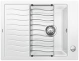 BLANCO ELON 45 S, SILGRANIT, white, with drain remote control, with accessories, reversible, 450 mm min. cabinet size