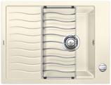 BLANCO ELON 45 S, SILGRANIT, jasmine, with drain remote control, with accessories, reversible, 450 mm min. cabinet size