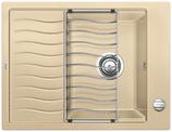 BLANCO ELON 45 S, SILGRANIT, champagne, with drain remote control, with accessories, reversible, 450 mm min. cabinet size