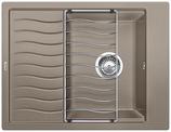 BLANCO ELON 45 S, SILGRANIT, tartufo, w/o drain remote control, reversible, 450 mm min. cabinet size