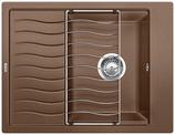 BLANCO ELON 45 S, SILGRANIT, nutmeg, w/o drain remote control, reversible, 450 mm min. cabinet size