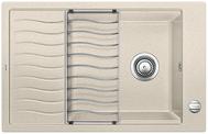 BLANCO ELON XL 6 S, SILGRANIT, sand, with drain remote control, with accessories, reversible, 600 mm min. cabinet size