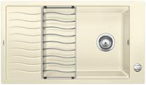 BLANCO ELON XL 8 S, SILGRANIT, jasmine, with drain remote control, with accessories, reversible, 800 mm min. cabinet size