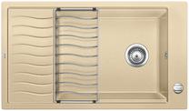 BLANCO ELON XL 8 S, SILGRANIT, champagne, with drain remote control, with accessories, reversible, 800 mm min. cabinet size