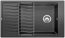 BLANCO ELON XL 8 S, SILGRANIT, anthracite, w/o drain remote control, with accessories, reversible, 800 mm min. cabinet size