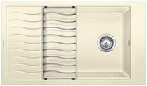 BLANCO ELON XL 8 S, SILGRANIT, jasmine, w/o drain remote control, with accessories, reversible, 800 mm min. cabinet size