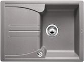 BLANCO ENOS 40 S, SILGRANIT, alu metallic, with drain remote control, reversible, 400 mm min. cabinet size