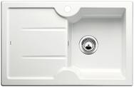 BLANCO IDESSA 45 S, Ceramic, white matt, w/o drain remote control, Bowl right, 450 mm min. cabinet size