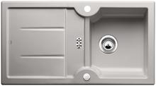 BLANCO IDESSA 5 S, Ceramic, alu grey, with drain remote control, reversible, 500 mm min. cabinet size