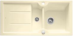 BLANCO IDESSA 6 S, Ceramic, vanilla, with drain remote control, reversible, 600 mm min. cabinet size