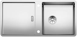 BLANCO JARON XL 6 S-IF, Stainless steel satin polish, with drain remote control, reversible, 600 mm min. cabinet size