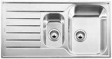 BLANCO LANTOS 6 S-IF, Stainless steel brushed finish, w/o drain remote control, reversible, 600 mm min. cabinet size