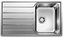 BLANCO LEMIS 45 S-IF, Stainless steel brushed finish, reversible, 450 mm min. cabinet size