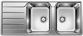 BLANCO LEMIS 8 S-IF, Stainless steel brushed finish, reversible, 800 mm min. cabinet size