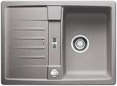 BLANCO LEXA 40 S, SILGRANIT, alu metallic, with drain remote control, reversible, 400 mm min. cabinet size