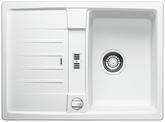 BLANCO LEXA 40 S, SILGRANIT, white, with drain remote control, reversible, 400 mm min. cabinet size