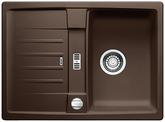 BLANCO LEXA 40 S, SILGRANIT, coffee, with drain remote control, reversible, 400 mm min. cabinet size