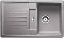 BLANCO LEXA 45 S, SILGRANIT, alu metallic, w/o drain remote control, reversible, 450 mm min. cabinet size