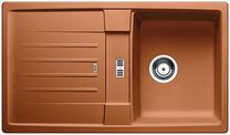 BLANCO LEXA 45 S, SILGRANIT, cognac, w/o drain remote control, reversible, 450 mm min. cabinet size