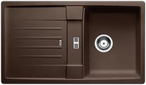 BLANCO LEXA 45 S, SILGRANIT, coffee, w/o drain remote control, reversible, 450 mm min. cabinet size