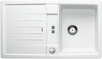 BLANCO LEXA 45 S, SILGRANIT, white, with drain remote control, reversible, 450 mm min. cabinet size