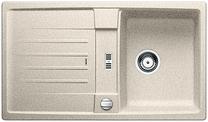 BLANCO LEXA 45 S, SILGRANIT, sand, with drain remote control, reversible, 450 mm min. cabinet size