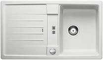 BLANCO LEXA 45 S, SILGRANIT, silk grey, with drain remote control, reversible, 450 mm min. cabinet size