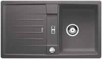 BLANCO LEXA 45 S, SILGRANIT, rock grey, with drain remote control, reversible, 450 mm min. cabinet size
