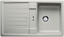 BLANCO LEXA 45 S, SILGRANIT, pearl grey, w/o drain remote control, reversible, 450 mm min. cabinet size