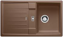 BLANCO LEXA 45 S, SILGRANIT, nutmeg, w/o drain remote control, reversible, 450 mm min. cabinet size