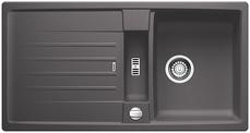BLANCO LEXA 5 S, SILGRANIT, rock grey, with drain remote control, reversible, 500 mm min. cabinet size
