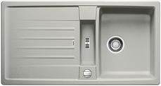 BLANCO LEXA 5 S, SILGRANIT, pearl grey, with drain remote control, reversible, 500 mm min. cabinet size