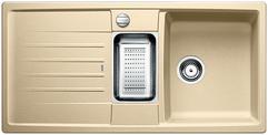 BLANCO LEXA 6 S, SILGRANIT, champagne, with drain remote control, with accessories, reversible, 600 mm min. cabinet size