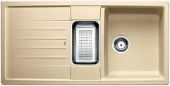 BLANCO LEXA 6 S, SILGRANIT, champagne, w/o drain remote control, with colander, reversible, 600 mm min. cabinet size