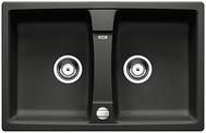 BLANCO LEXA 8, SILGRANIT, anthracite, with drain remote control, reversible, 800 mm min. cabinet size