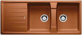 BLANCO LEXA 8 S, SILGRANIT, cognac, w/o drain remote control, reversible, 800 mm min. cabinet size