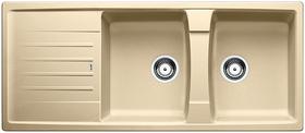 BLANCO LEXA 8 S, SILGRANIT, champagne, w/o drain remote control, reversible, 800 mm min. cabinet size